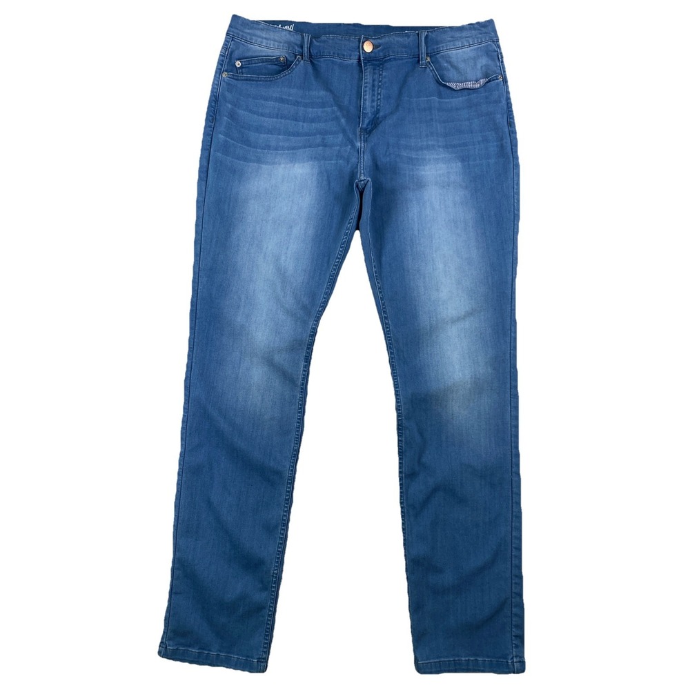 Mugsy Piers Jeans Stretch Denim Men's 40 x 36 Light Blue Tapered
